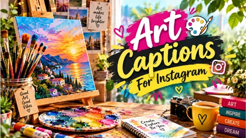 Art Captions For Instagram