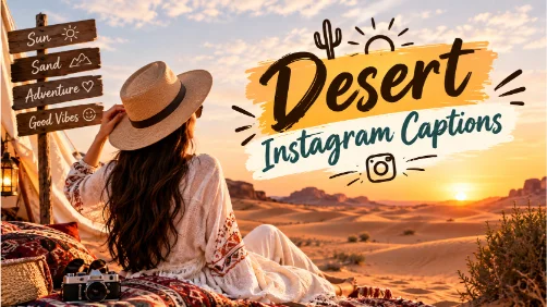 Desert Instagram Captions