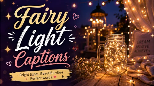 Fairy Light Captions for Instagram