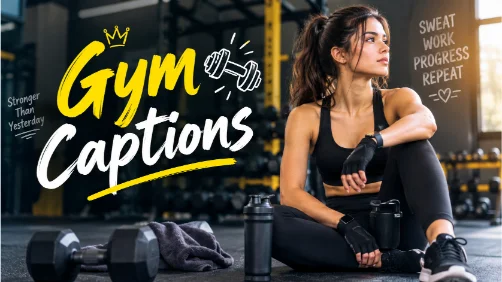 Gym Captions Crushing Fitness Goals