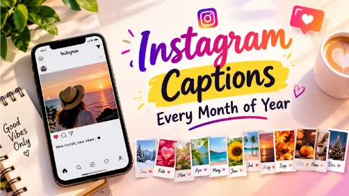 Instagram Captions Every Month Of Year