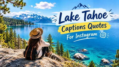 Lake Tahoe Captions Quotes Instagram