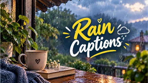 Rain Captions For Instagram