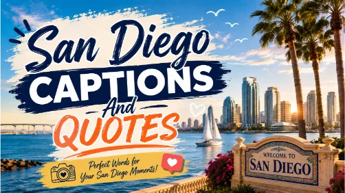 San Diego Captions Quotes Instagram